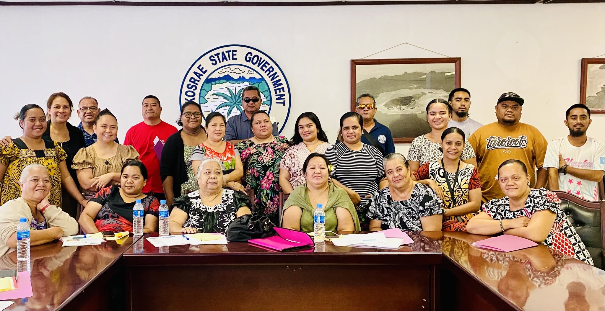 Women at MCT supported workshop in Kosrae, Micronesia