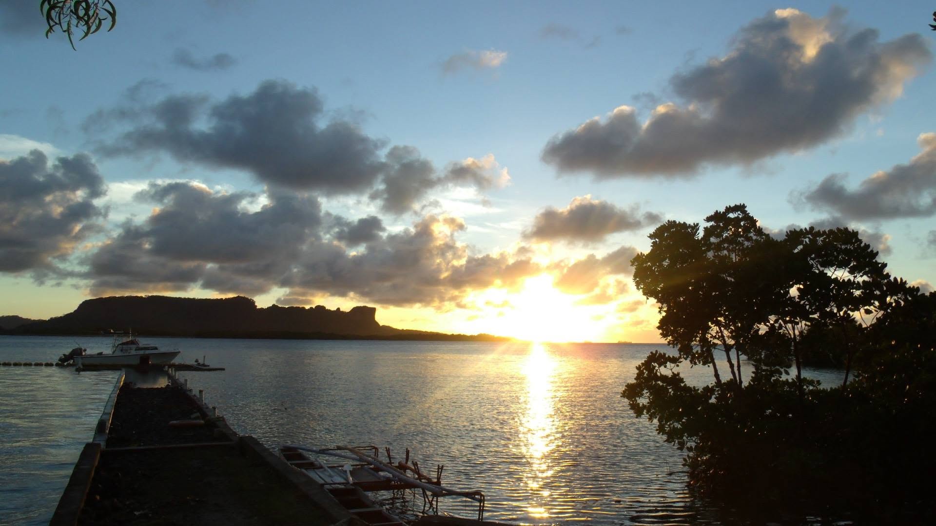 Morning in Micronesia