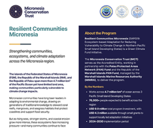 Resilient Communities Micronesia Factsheet