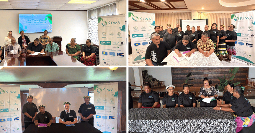 Kiwa Women's Work Initiative signing ceremonies